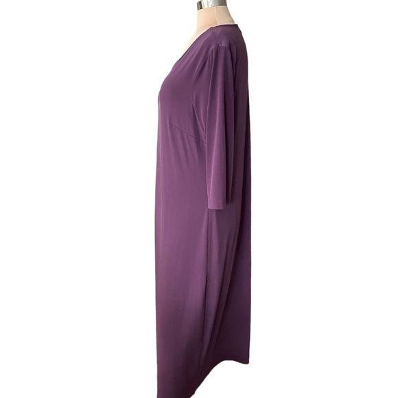 Jessica London | Scoop Neck purple lined dress women’s size 1X - Picture 4 of 8